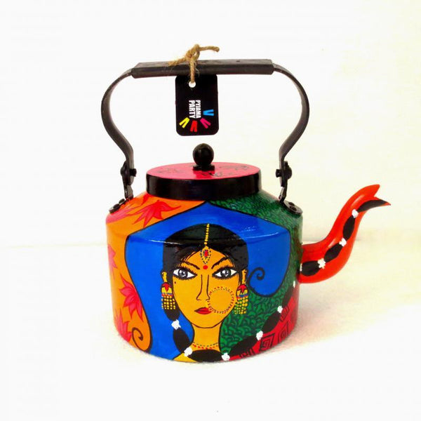 Traditional Lady Tea Kettle Handicraft by Rithika Kumar | ArtZolo.com