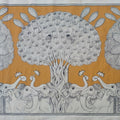 Tree Of Life 1' nature phad traditional Art by artist Abhishek Joshi, 24x36 inch, on handmade cotton canv
