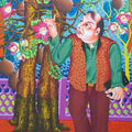 Figurative acrylic painting titled 'Tree Lover 3', 60x48 inches, by artist Ramu Das on Canvas