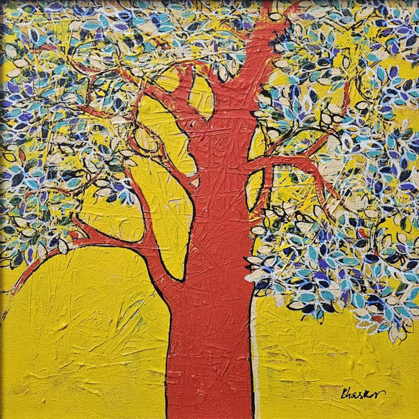 Treescape 225 Painting by Bhaskar Rao