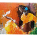Figurative acrylic painting titled 'Tribal Beauty', 10x12 inches, by artist RAJARAM S on Canvas Board