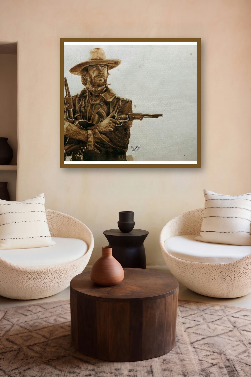 True Grit (Solitude) by artist Gaurav Dinesh displayed in a Contemporary gallery