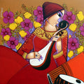 Tune Of Bengal 1' figurative acrylic painting by artist Sekhar Roy, 24x24 inch, on canvas