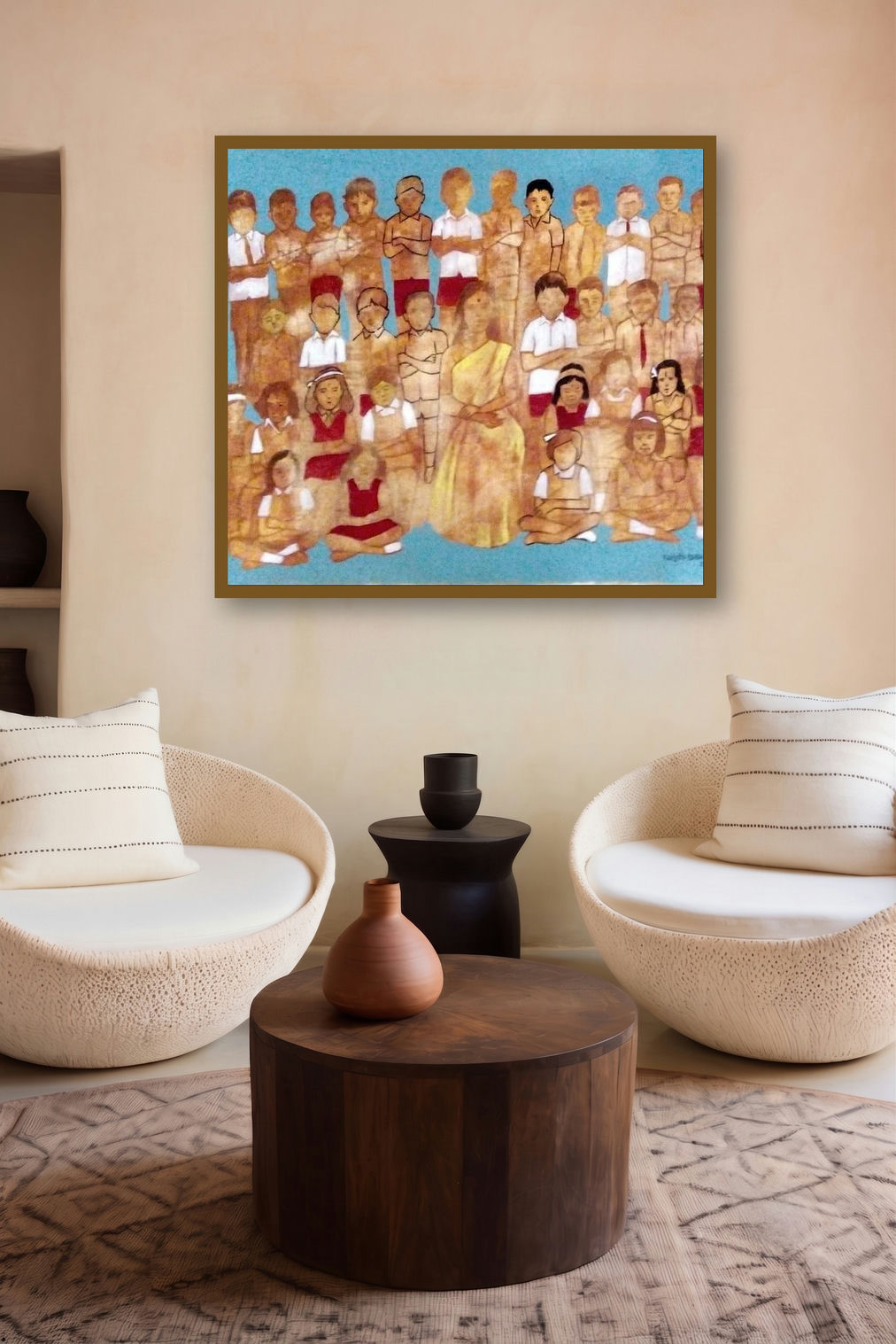 Unfaded by artist Ranjith Raghupathy displayed in a Modern gallery