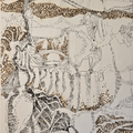 The Unseen Perfume' contemporary mixed-media painting by artist Shreya Wakle, 12x8 inch, on paper