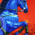 Animals acrylic painting titled 'Unstoppable 3', 48x36 inches, by artist Sanket Sawant on Canvas