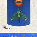 Untitld 2' contemporary acrylic painting by artist Nitesh Panchal, 48x36 inch, on canvas