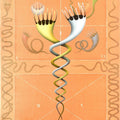 Untitld 5' contemporary acrylic painting by artist Nitesh Panchal, 48x36 inch, on canvas