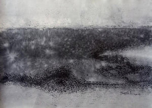 Abstract ink watercolor painting titled 'Untitled 03', 15x11 inches, by artist Dnyaneshwar Dhavale on Ink on Paper