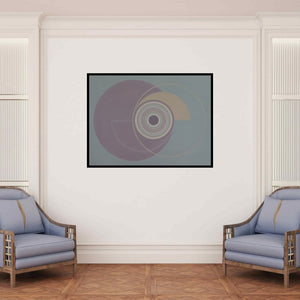 In-situ view of Dhruti Mahajan's 'Untitled 1' painting in a room