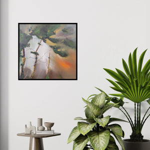 In-situ view of Sanjay Dhawale's 'Untitled 1' painting in a room