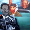Untitled 1' figurative acrylic painting by artist Jyotirmoy Bhuyan, 28x35 inch, on canvas