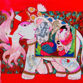 Untitled 1' religious acrylic painting by artist Pritam Chivate, 38x58 inch, on canvas
