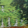 Untitled 1' nature acrylic painting by artist Satyabrata Karmakar, 36x36 inch, on canvas