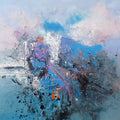 Untitled 1' abstract acrylic painting by artist Dnyaneshwar Dhavale, 36x36 inch, on canvas