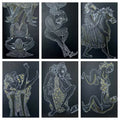 Untitled 1' contemporary mixed-media painting by artist Sudhir Shukla, 20x26 inch, on paper
