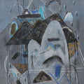 Untitled 1' abstract acrylic painting by artist Amit Bankar, 20x14 inch, on paper