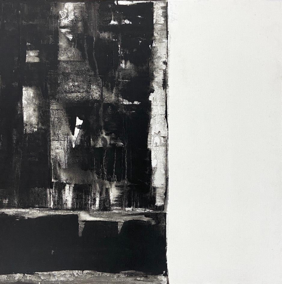 'Untitled 1' abstract acrylic painting by artist Suchita Tarde, 30x30 inch, on canvas