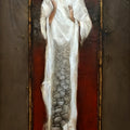 Untitled 1' religious acrylic painting by artist Mintu Mallick, 60x36 inch, on canvas