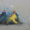 Untitled 10' religious acrylic painting by artist Sachin Akalekar, 24x36 inch, on canvas