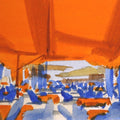 Untitled 11' abstract watercolor painting by artist Sameer Bhitale, 3x4 inch, on paper