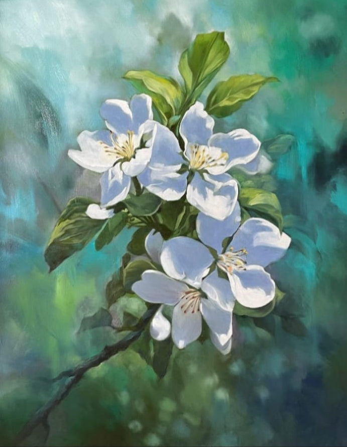 Untitled 11' nature oil painting by artist Namdev M Patil, 42x32 inch, on canvas