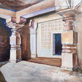 Landscape acrylic painting titled 'Untitled 12', 24x30 inches, by artist Balaji G. Bhange on Canvas