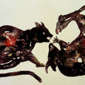 Untitled 12' contemporary mixed-media painting by artist Raosaheb Gagare, 8x12 inch, on canvas