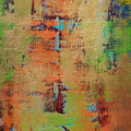 Untitled 12' abstract acrylic painting by artist Anitha H C, 8x5 inch, on canson paper