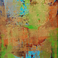 Untitled 13' abstract acrylic painting by artist Anitha H C, 8x5 inch, on canson paper