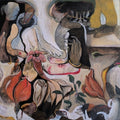 Untitled 13' contemporary mixed-media painting by artist Susmita Chowdhury, 7x9 inch, on canvas
