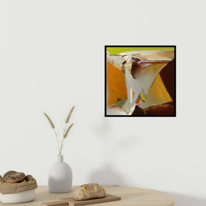 In-situ view of Shrikant Kadam's 'Untitled 131' painting in a room