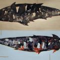 Untitled 14' contemporary mixed-media painting by artist Raosaheb Gagare, 8x12 inch, on canvas