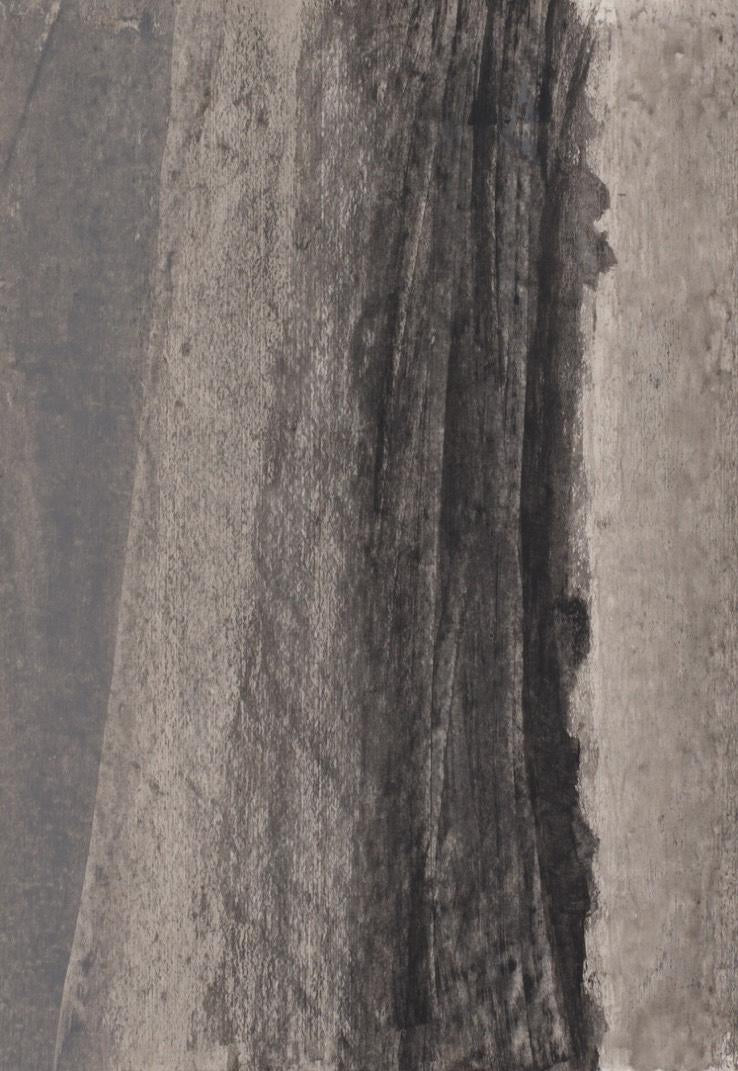 'Untitled 14' abstract acrylic painting by artist Sharad Tarde, 19x13 inch, on paper