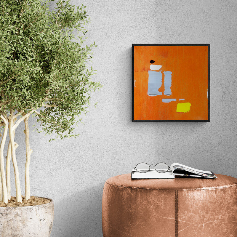 Ashvini Vidhate's 'Untitled 15 (Cosmic Dance)' Painting visualized above a sofa in a contemporary room