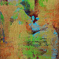 Untitled 15' abstract acrylic painting by artist Anitha H C, 8x5 inch, on canson paper