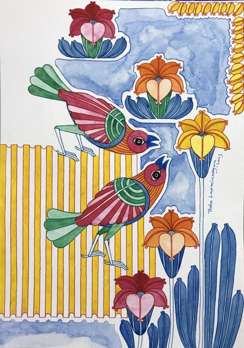 Untitled 16 painting by Thota Laxminarayana