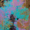 Untitled 17' abstract acrylic painting by artist Anitha H C, 8x5 inch, on canson paper