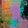 Untitled 18' abstract acrylic painting by artist Anitha H C, 8x5 inch, on canson paper
