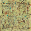 Untitled 2' abstract mixed-media painting by artist Ankita Aswale, 11x11 inch, on paper