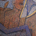 Untitled 2' figurative acrylic painting by artist Pravin Randive, 36x30 inch, on canvas