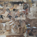 Untitled 2' contemporary mixed-media painting by artist Susmita Chowdhury, 36x48 inch, on canvas