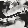 Untitled 2' abstract acrylic painting by artist Anand Kamdar, 24x36 inch, on canvas