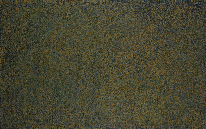 'Untitled 2' abstract acrylic painting by artist Vilas Shinde, 60x96 inch, on canvas