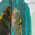 Untitled 2' contemporary mixed-media painting by artist Makarand Rane, 9x7 inch, on paper
