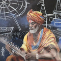 'Untitled-2-gopal-roy' religious acrylic painting by artist Gopal Roy, 12x12 inch, on acrylic sheet