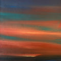Untitled 20' abstract acrylic painting by artist Rupesh Sonar, 38x19 inch, on canvas