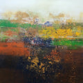 Untitled 205' abstract acrylic painting by artist Dnyaneshwar Dhavale, 48x48 inch, on canvas