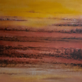 Untitled 205' abstract oil painting by artist Vipta Kapadia, 48x48 inch, on canvas