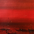 Untitled 21' abstract acrylic painting by artist Rupesh Sonar, 10x8 inch, on canvas